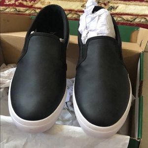 Lacoste Black Gazon Leather Shoes